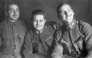 Военнослужащие Железнодорожного полка, 1918 г.