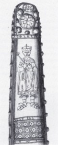 Изображение Карла Великого (768-814) на ножнах "Императорского меча"