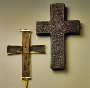 Реликварий с частицей Святого Креста и ставротека