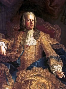 Франц I Стефан (1708–1765). В правой руке император держит скипетр Священной римской империи.