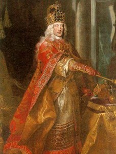 Йосиф I Габсбург (1678–1711) в коронационном облачении