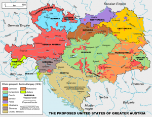 «Соединенные Штаты Великой Австрии», как их представлял себе Аурел Поповичи
