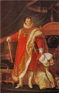 Император Фердинанд I в церемониальном облачении кавалера Ордена Золотого Руна