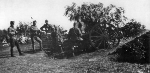 Позиция 8-см полевых орудий М.5/8 (Восточный фронт, 1916 г.)