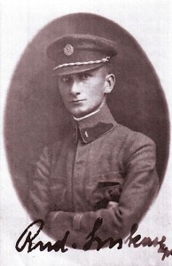Офицер 1-го пехотного полка чехословацкой армии Рудольф Лукаш
