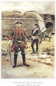 Мастеровой артиллерийского корпуса и артиллерист-фузилер (1751-1786)