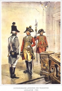 Гвардия Хофбурга, Арцирен- и Трабанты Лейб-гвардии (1798)