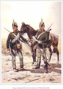 Пеший и конный фельджандармы (1850-1861)