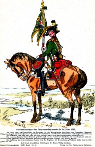 Штандартоносец Драгунского полка де ля Тура (1792)