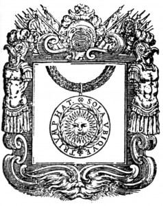 Знак «Ордена Рабынь Добродетели» (Giustinian, 1672)