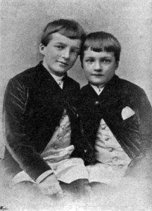 Сыновья эрцгерцога Иосифа Карла — Иосиф Август и Ласло Филипп (1885)
