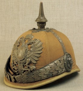 Пробковый шлем императорско-королевской Жандармерии образца 1902 г. для ношения с повседневной служебной формой
