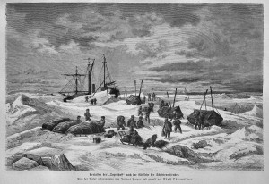 Экспедиция покидает «Тегеттгоф» и направляется к Новой Земле (20 мая 1874 года)