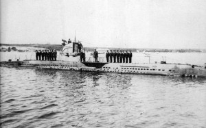 SMU-40 4 августа 1917 г. Ра мостике командир лодки линиеншиффслейтенант Крсньяви