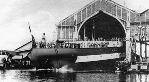 Спуск на воду SMS Monarch 9 мая 1895 г.