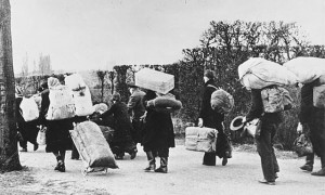Німці покидають Судети в 1945 р.