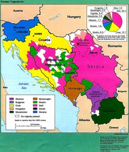 Розподіл національностей в Югославії