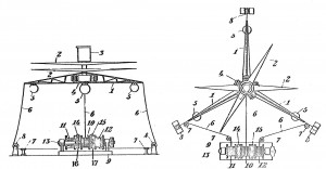 Рисунок ко второму патенту В. Журовца № 137333, выданному 6 февраля 1918 г.