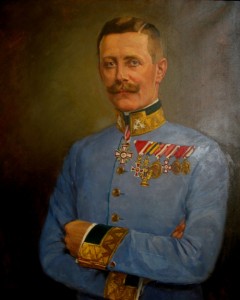 Командир 2-го полку Тірольських цісарських стрільців полк. Александр Брош фон Ааренау