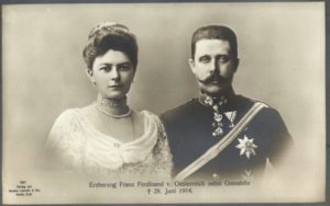 Загиблі ерцгерцог Франц Фердинанд та герцогиня Софія Гогенберг