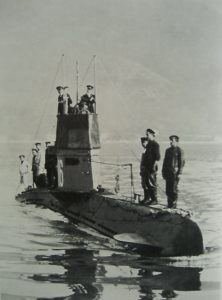 Підводний човен "U16" в морі. 1915 р.