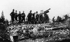 8-см полевая пушка М14, сентябрь 1917 года