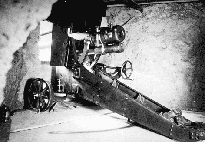 9-см крепостная пушка М75/4 на казематном лафете