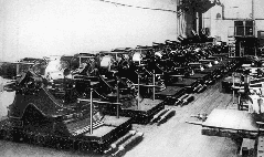 Сборка 24-см тяжелых мортир на заводе Skoda в Пльзене