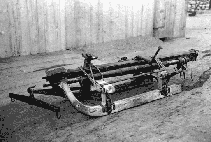 Перевозка разобранной 8-см полевой пушки М5/8 на санях