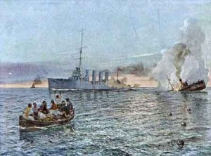 Нападение австрийского крейсера "Saida" на дрифтеры Отрантского барража (1916 г.)