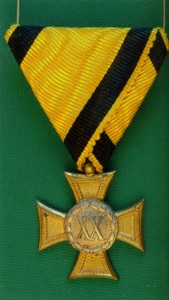 "Знак за службу для нижних чинов 1-го класса" за 20 лет беспорочной службы (1913–1918)