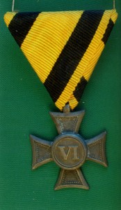 "Знак за службу для нижних чинов 3-го класса" за 6 лет беспорочной службы (1911–1918)