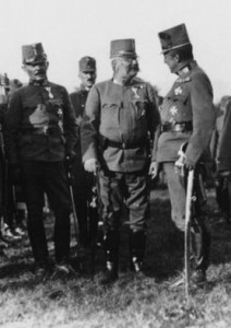 Фельдмаршал эрцгерцог Фридрих на фронте