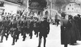Немецкие войска входят в Австрию, 1938 г.