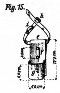 Лопасть для ношения пехотной кирки M.1896