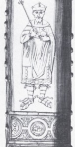 Изображение Генриха III (1039-1056) на ножнах "Императорского меча"