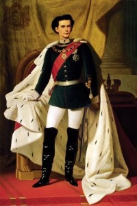 20-летний баварский король Людвиг II (1865) — шеф 5-го пехотного полка