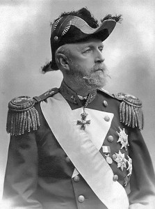 Король Швеции Оскар II Бернадот (1829-1907), шеф 10-го пехотного полка