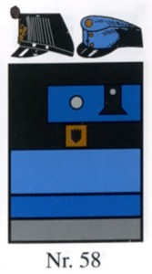 Цвета полкового парадного обмундирования (приборный цвет черный (schwarz), приборный металл белый)