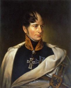 Эрцгерцог Максимилиан Йосиф, гроссмейстер Тевтонского ордена (1835-1863), шеф 4-го пехотного полка общей армии