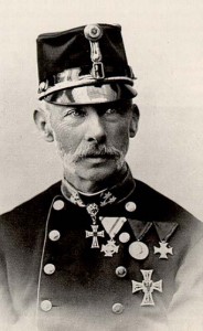 Фельдцугмейстер эрцгерцог Вильгельм Франц Карл Габсбург Лотарингский (1880) — один из шефов 12-го пехотного полка общей армии