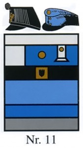 Цвета полкового парадного обмундирования (приборный цвет пепельный (aschgrau), приборный металл желтый)