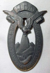 Каппенабцайхен 1-го батальона 6-го пехотного полка, который с самого начала Первой мировой войны воевал отдельно от своих товарищей на Сербском фронте в составе 6-й горнострелковой бригады