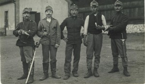 Водители в запасной роте саперного батальона (Прага, 1910)