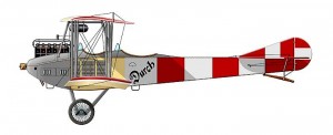 Разведчик Aviatik B.I из состава Flik 1, на котором Бенно Фиала летал в конце 1914 года вместе с пилотом обер-лейтенантом Штангером (Stanger)