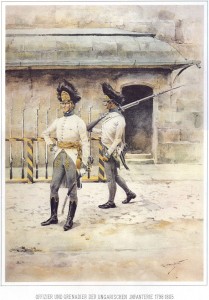 Офицер и гренадер (1798-1805)