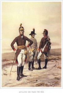 Артиллеристы и обозник (1798-1803)