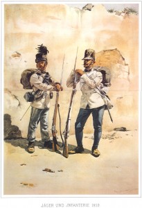 Егерь и пехотинец (1859)