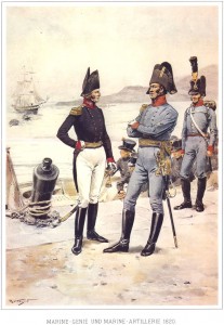 Морской инженер и морской артиллерист (1820)