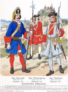 Королевская пехота 1701-1708